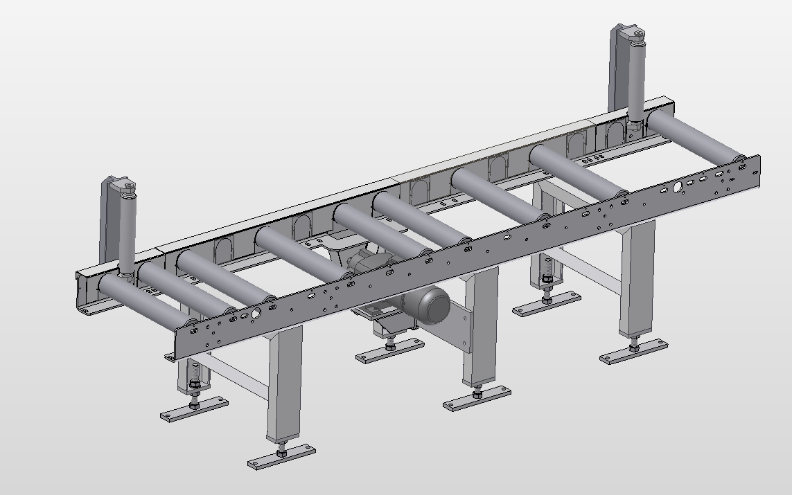 Rollenbahn Zufuhr angetrieben, für swing 320 G-HSS, swing 320 DG, eco 335er, mat 330/434/435