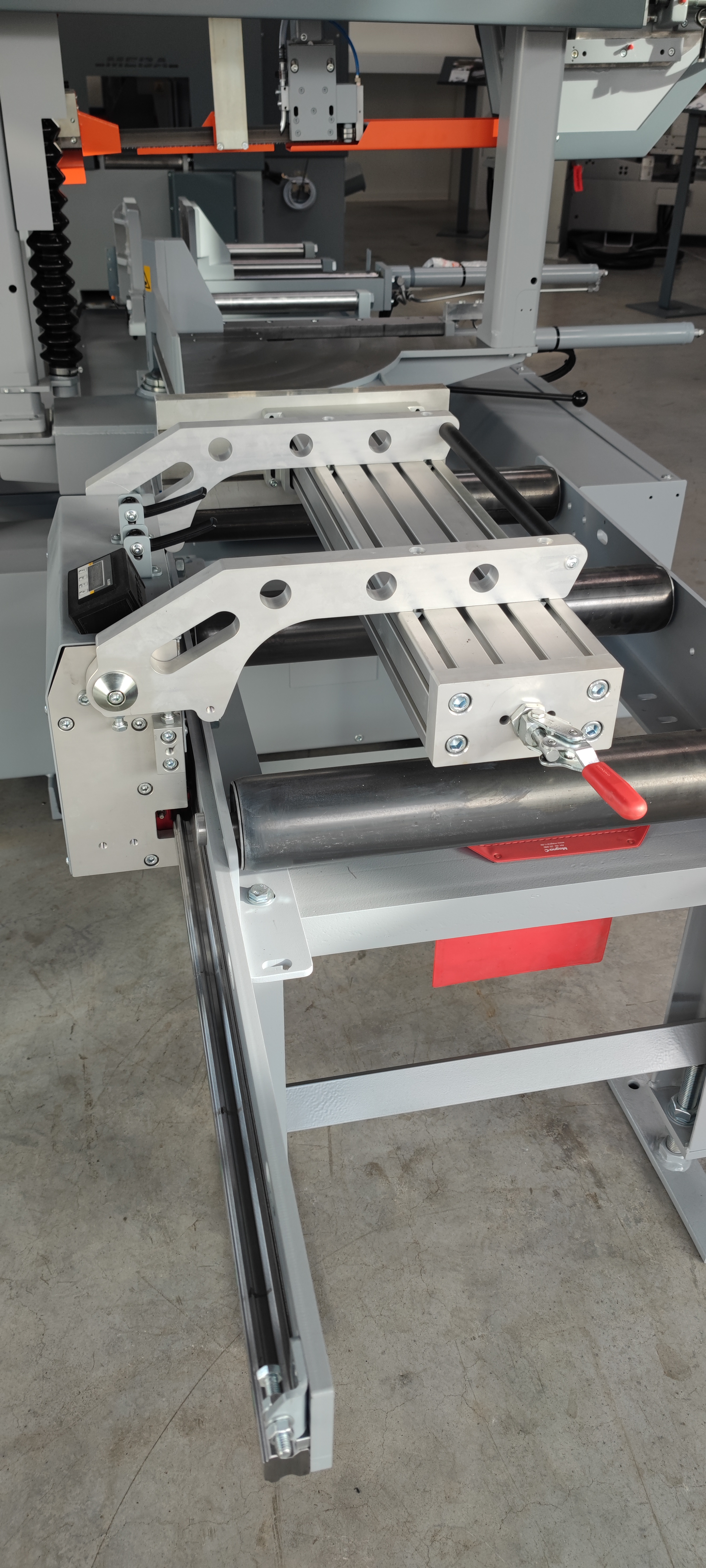 Measuring stop MEBA - MLDV, manual, digital, reinforced