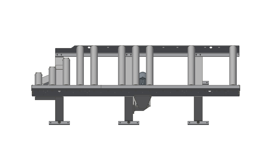 Rollenbahn Abfuhr angetrieben, für eco 410 DG/DGA, eco 510 DG/DGA