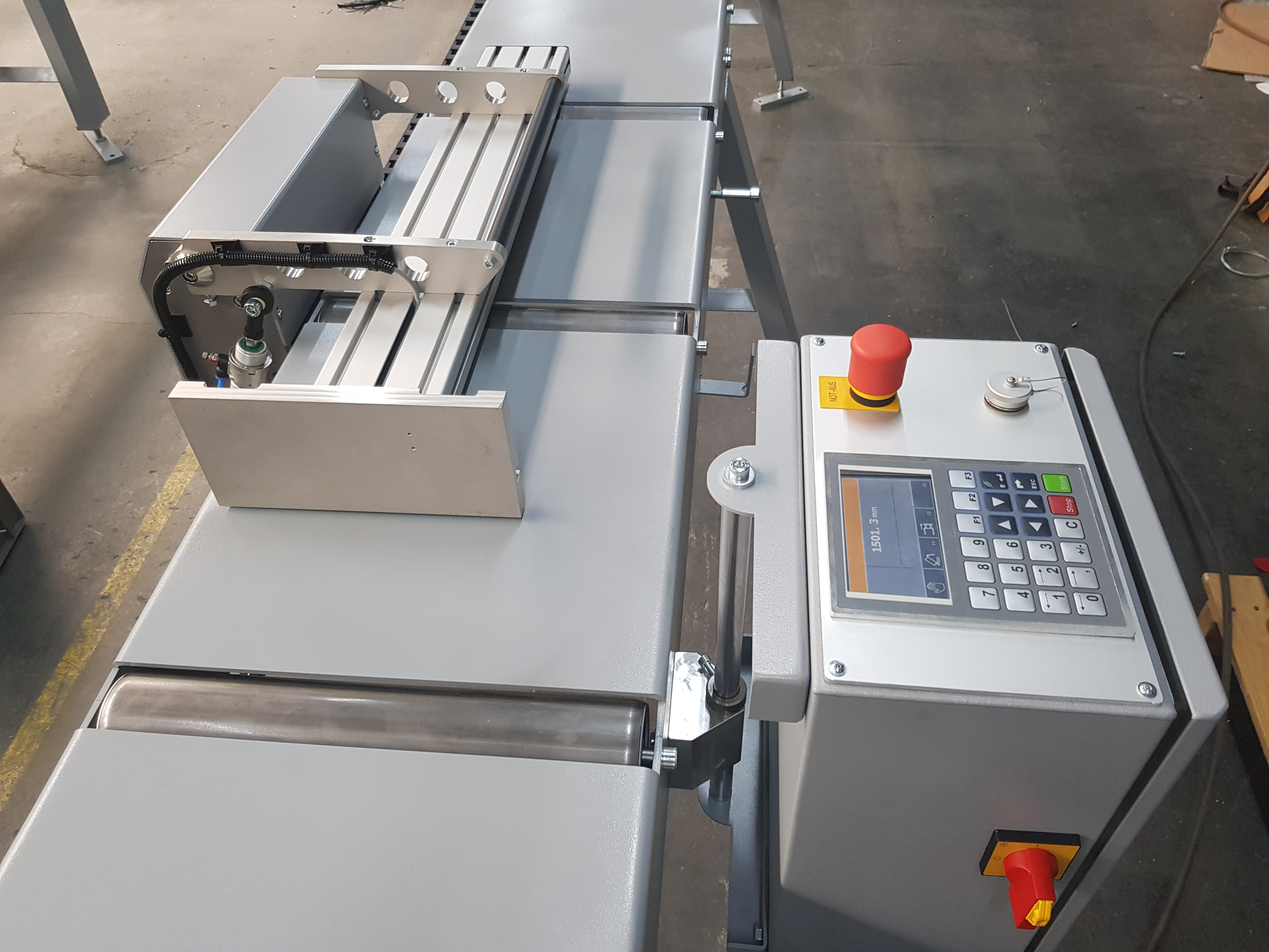 Automatic Measure Stop Measuring stop MEBA - MLA, automatic | 3m | Left - from the Machine | V ...