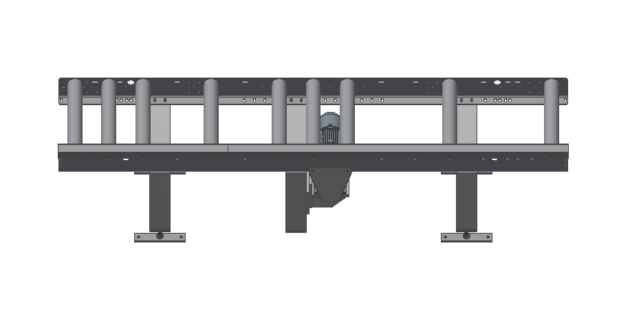 Rollenbahn Abfuhr angetrieben, für eco 335er 90°, mat 330/434/435