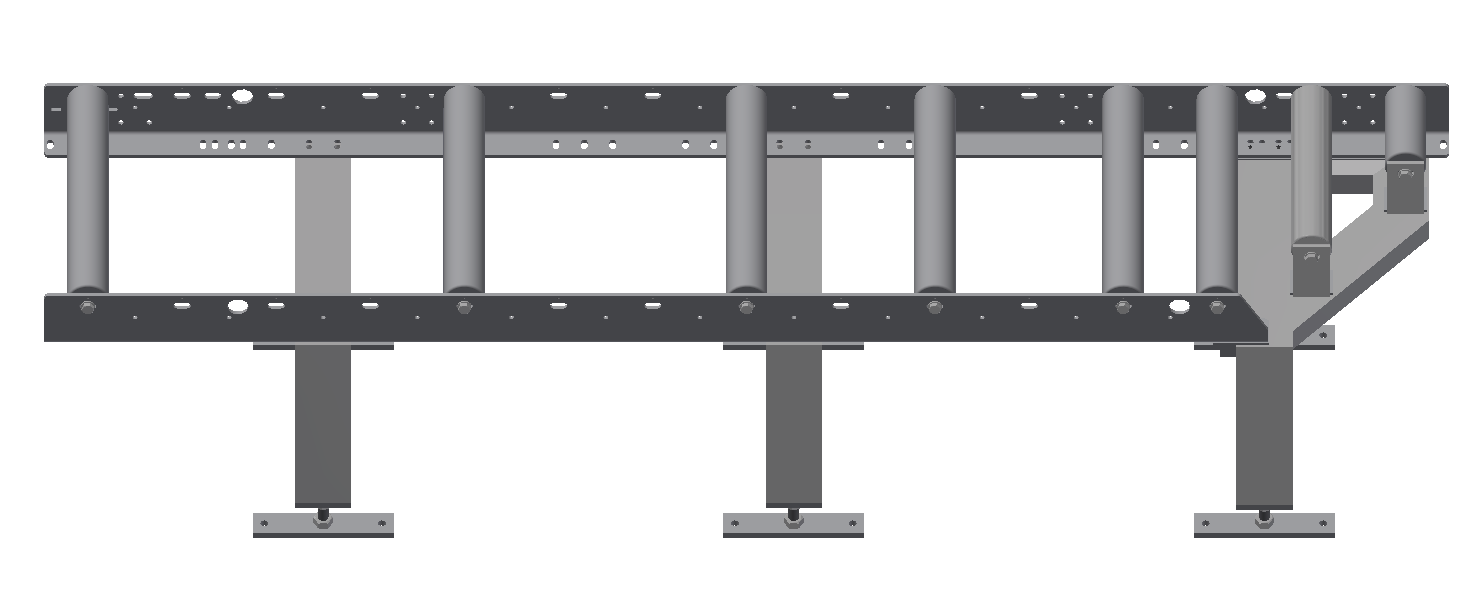 Rollenbahn Abfuhr manuell, für swing 320, eco 335 Gehrung