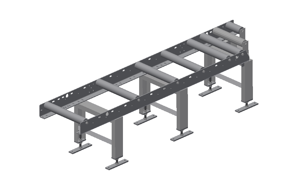 Rollenbahn Abfuhr manuell, für swing 320, eco 335 Gehrung