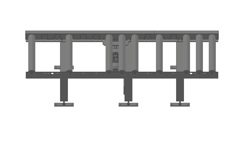 Rollenbahn Abfuhr angetrieben, für eco 410 90°, eco 510 90°