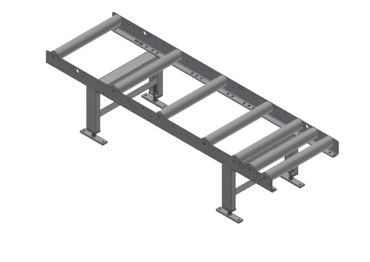 Rollenbahn Abfuhr manuell, für eco 410 90°, eco 510 90°