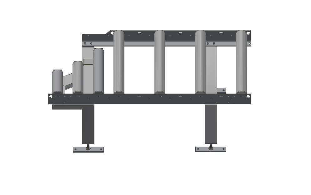 Rollenbahn Abfuhr manuell, für eco 410 DG/DGA, eco 510 DG/DGA