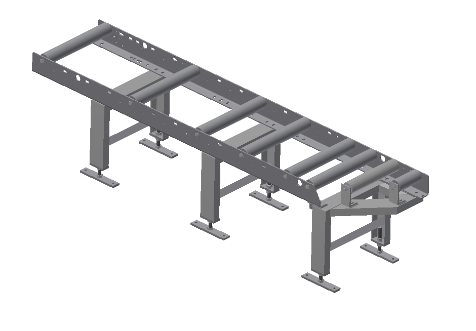 Rollenbahn Abfuhr manuell, für swing 320, eco 335 Gehrung