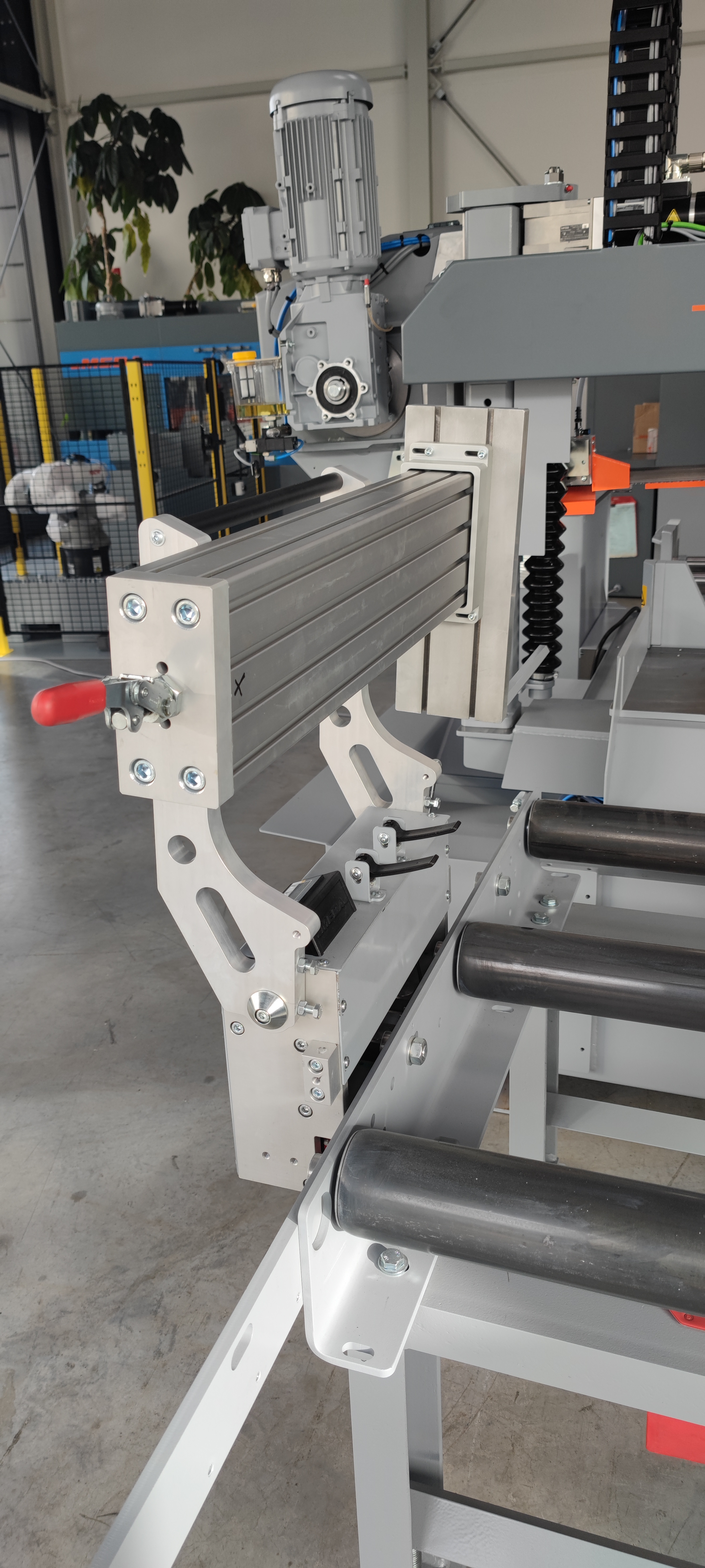 Measuring stop MEBA - MLDV, manual, digital, reinforced | 1m | Left ...